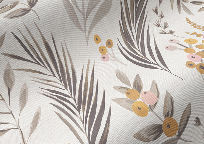 Folk Floral, Elysium Gold - Twist&Fit Roller Blind - Image 4